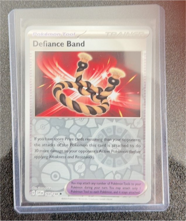 2023 Pokémon Scarlet & Violet #169 Defiance Band — front