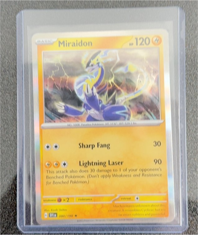 2023 Pokémon Scarlet & Violet #080 Miraidon — front
