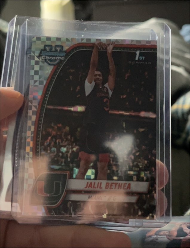 2024-25 Bowman Chrome University #28 Jalil Bethea — front