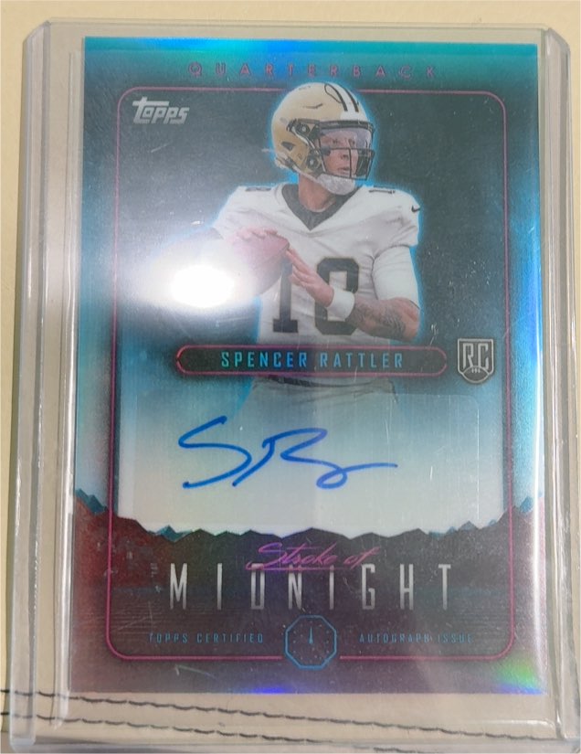 2024 Topps Midnight #SMA-SR Spencer Rattler — front