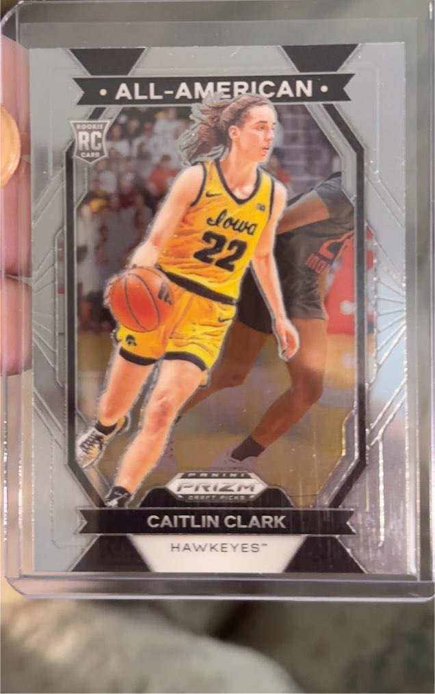 2024 Panini Prizm Draft Picks All-American #23 Caitlin Clark — front