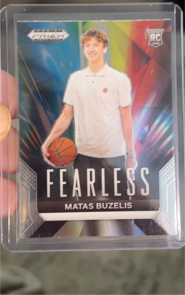 2024 Panini Prizm Draft Picks #14 Matas Buzelis Fearless — front