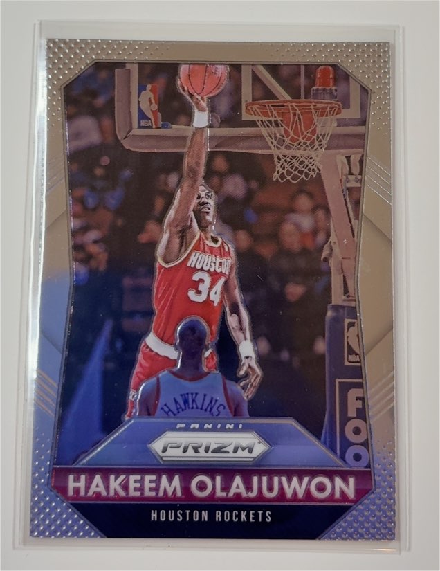 2015-16 Panini Prizm #247 Hakeem Olajuwon — front