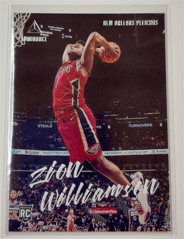 2019-20 Panini Chronicles #143 Zion Williamson Luminance — front
