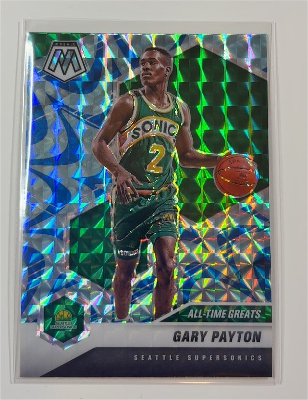 2020-21 Panini Mosaic #291 Gary Payton — front