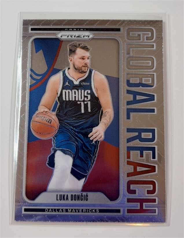 2024-25 Panini Prizm #8 Luka Dončić Global Reach — front