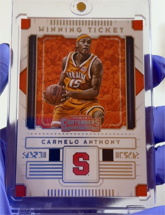 2020-21 Panini Contenders Draft Picks Winning Tickets #21 Carmelo Anthony — front