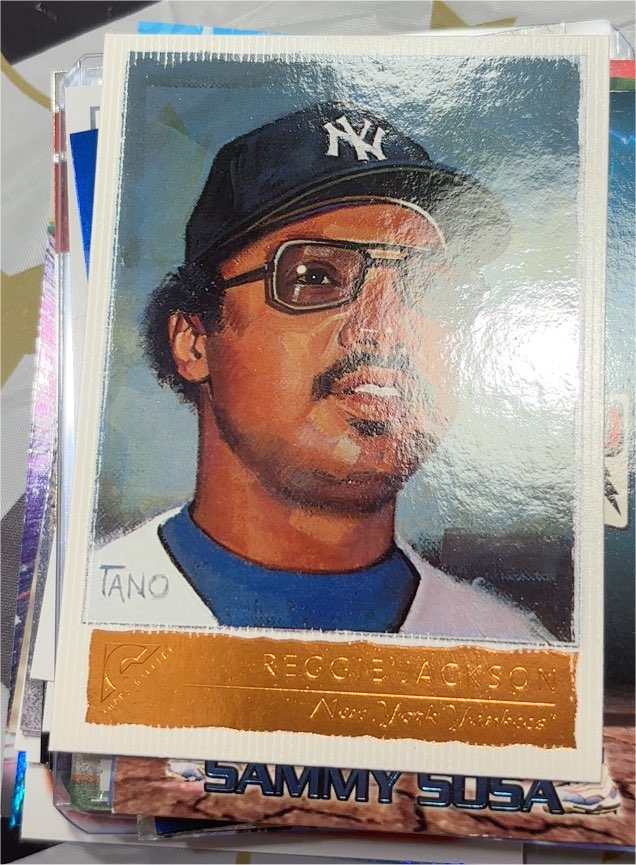 2001 Topps Gallery #144 Reggie Jackson — front