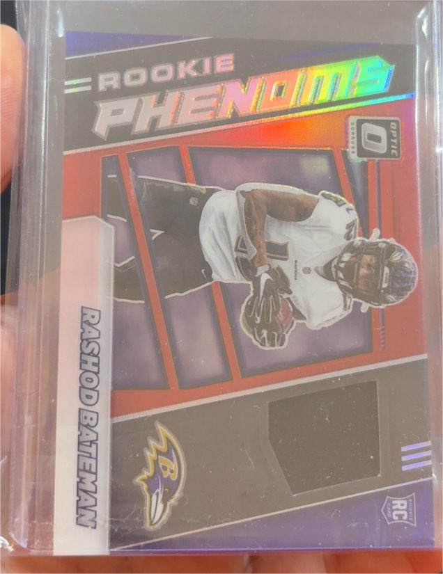 2021 Donruss Optic Rookie Phenoms #RPH-11 Rashod Bateman — front
