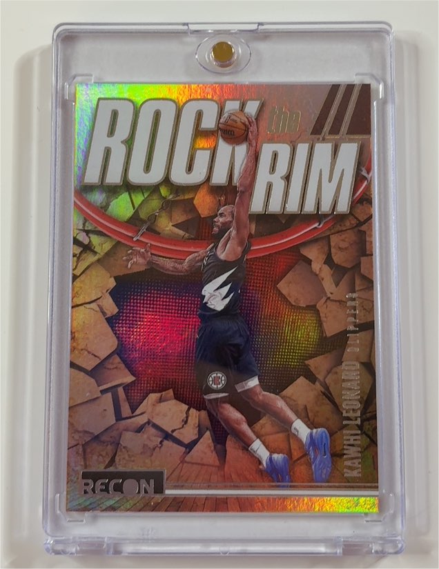 2023-24 Panini Recon Rock the Rim #2 Kawhi Leonard — front