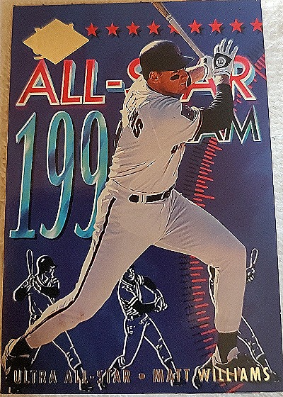 1994 Fleer Ultra All-Star Team #15 Matt Williams — front