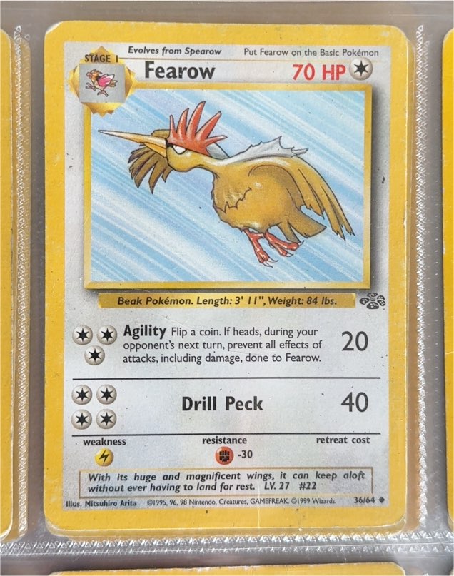 Fearow #36/64 Jungle Set 1999 — front
