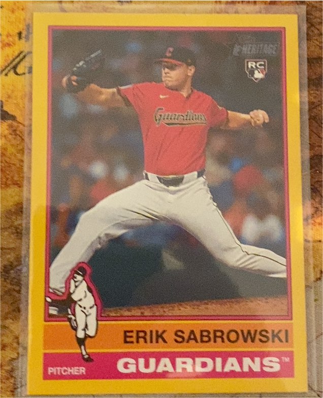 2025 Topps Heritage #433 Erik Sabrowski — front