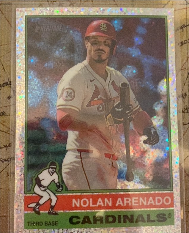 2025 Topps Heritage #499 Nolan Arenado — front