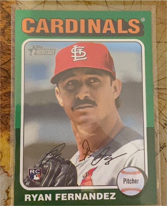 2024 Topps Heritage High Number #702 Ryan Fernandez — front