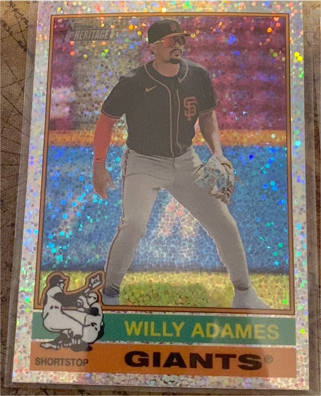 2025 Topps Heritage Chrome #122 Willy Adames — front