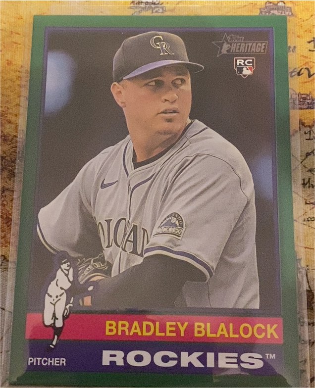 2025 Topps Heritage #351 Bradley Blalock — front