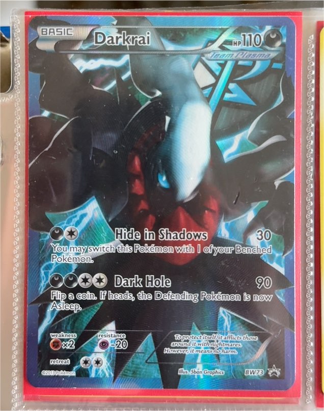 2013 Pokémon Black & White #BW73 Darkrai — front