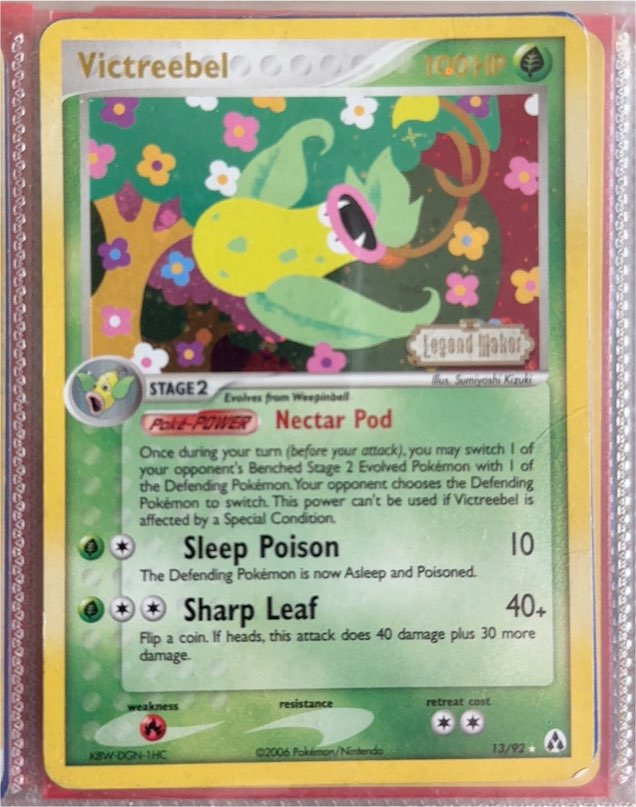 2006 Pokemon EX Legend Maker #13 Victreebel — front