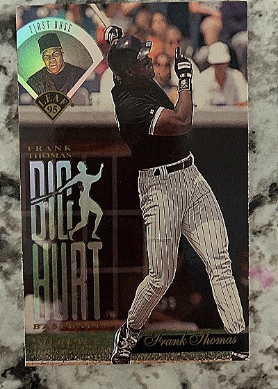 1995 Leaf #1 Frank Thomas — front