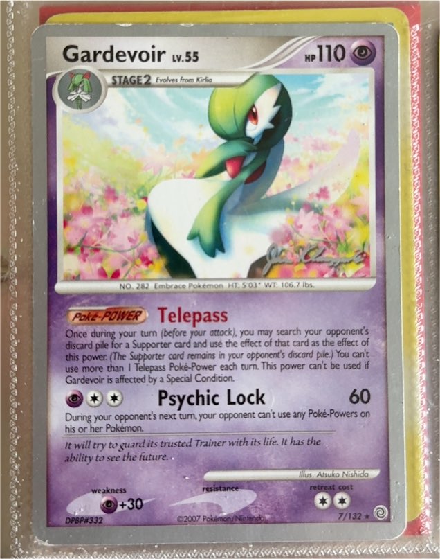 2007 Pokémon Secret Wonders #7 Gardevoir — front
