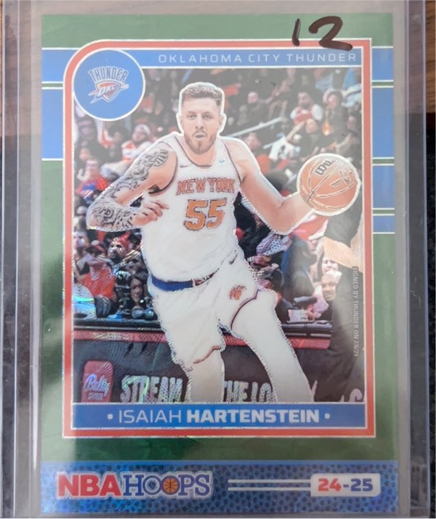 2024-25 Panini NBA Hoops #139 Isaiah Hartenstein — front