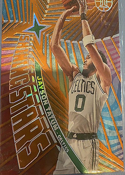 2021-22 Panini Illusions #10 Jayson Tatum Shining Stars — front