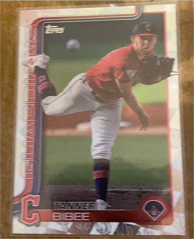 2025 Topps Series 1 #164 Tanner Bibee — front
