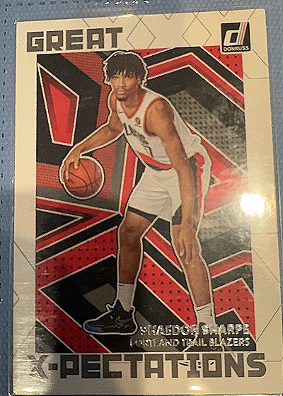 2022-23 Donruss Great X-Pectations #3 Shaedon Sharpe — front