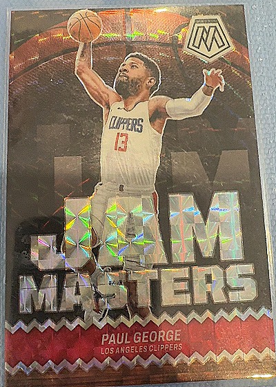 2023-24 Panini Mosaic Jam Masters #6 Paul George — front