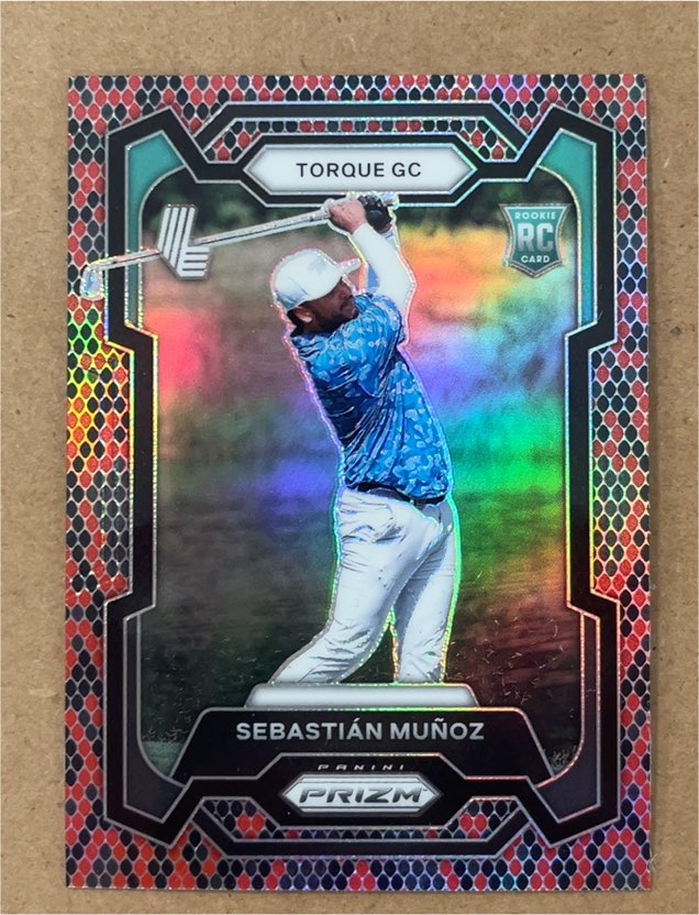 2024 Panini Prizm LIV Golf #27 Sebastián Muñoz Rookie — front