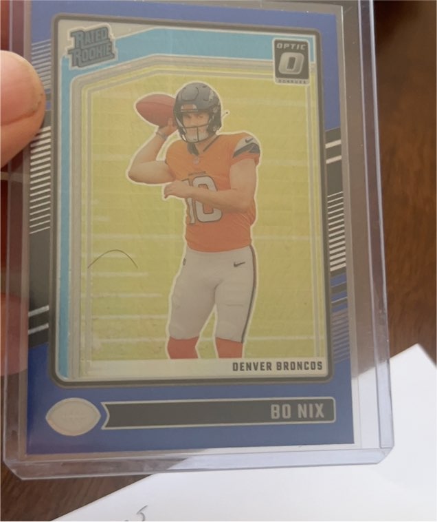 2024 Panini Donruss Optic #209 Bo Nix — front