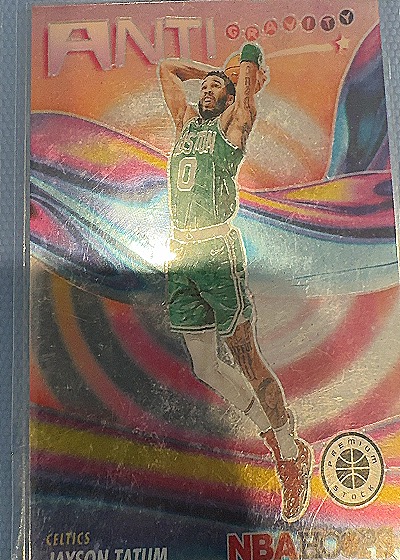 2023-24 Panini NBA Hoops Premium Stock #6 Jayson Tatum Anti-Gravity — front