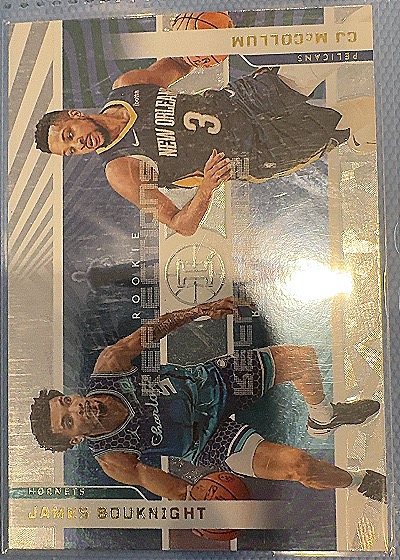 2021-22 Panini Illusions Rookie Reflections #12 CJ McCollum / James Bouknight — front
