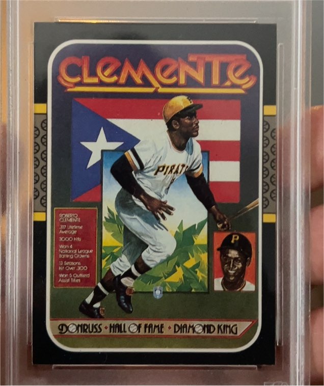 1987 Donruss #612 Roberto Clemente — front