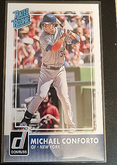 2016 Donruss Rated Rookie #38 Michael Conforto — front