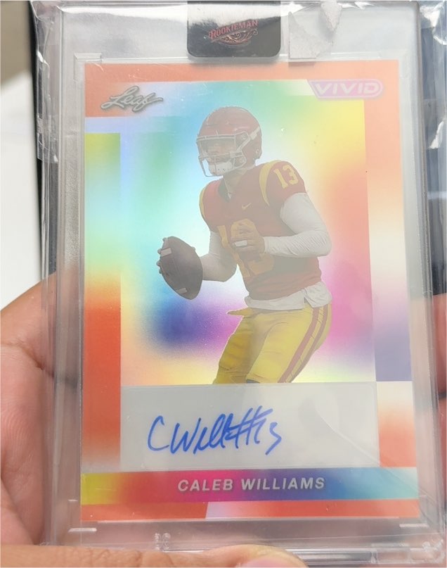 2024 Leaf Vivid #BA-CW1 Caleb Williams — front