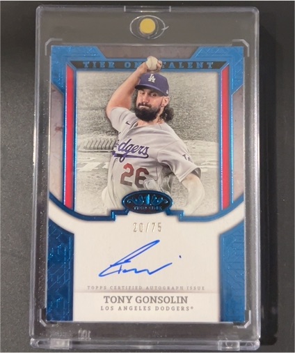 2024 Topps Tier One #20 Tony Gonsolin — front