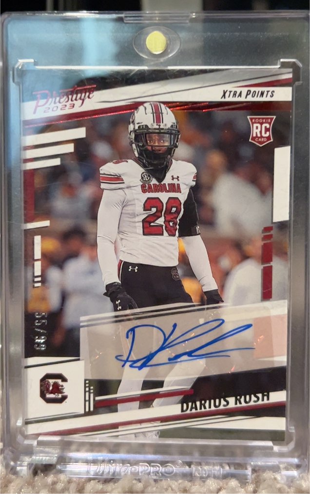 2023 Panini Chronicles Draft Picks Prestige Xtra Points Signatures #XP-RUS Darius Rush — front