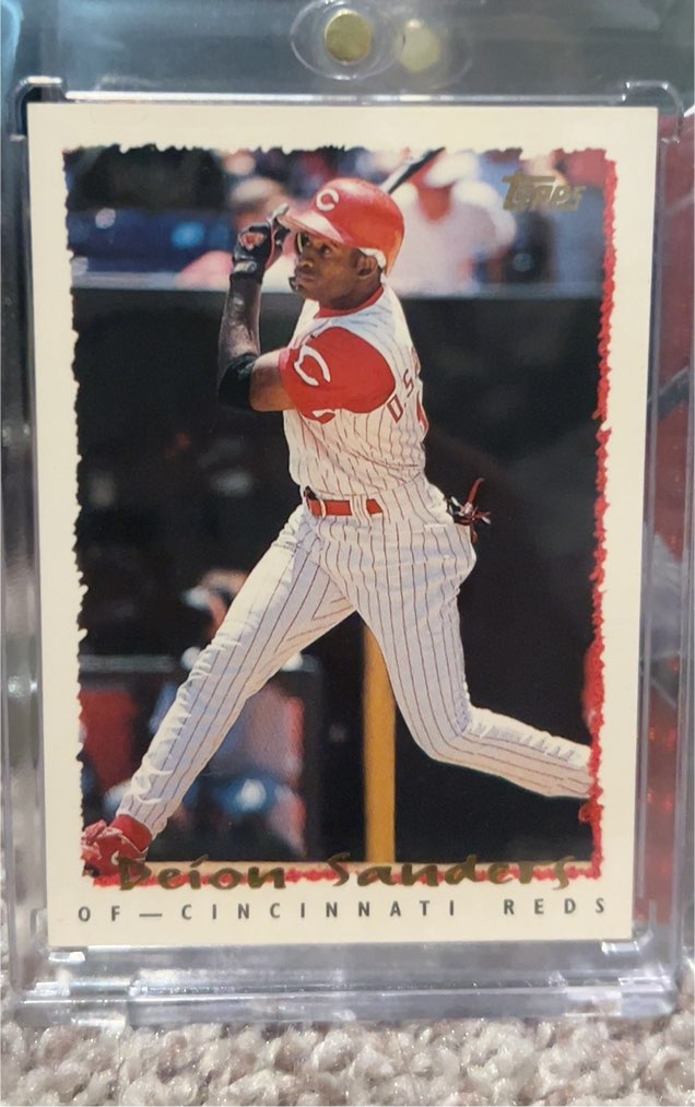 1995 Topps #508 Deion Sanders — front
