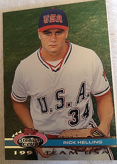 1992 Topps Stadium Club Dome #81 Rick Helling — front