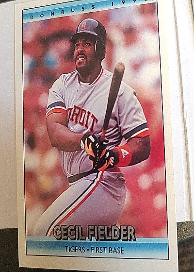 1992 Donruss #206 Cecil Fielder — front