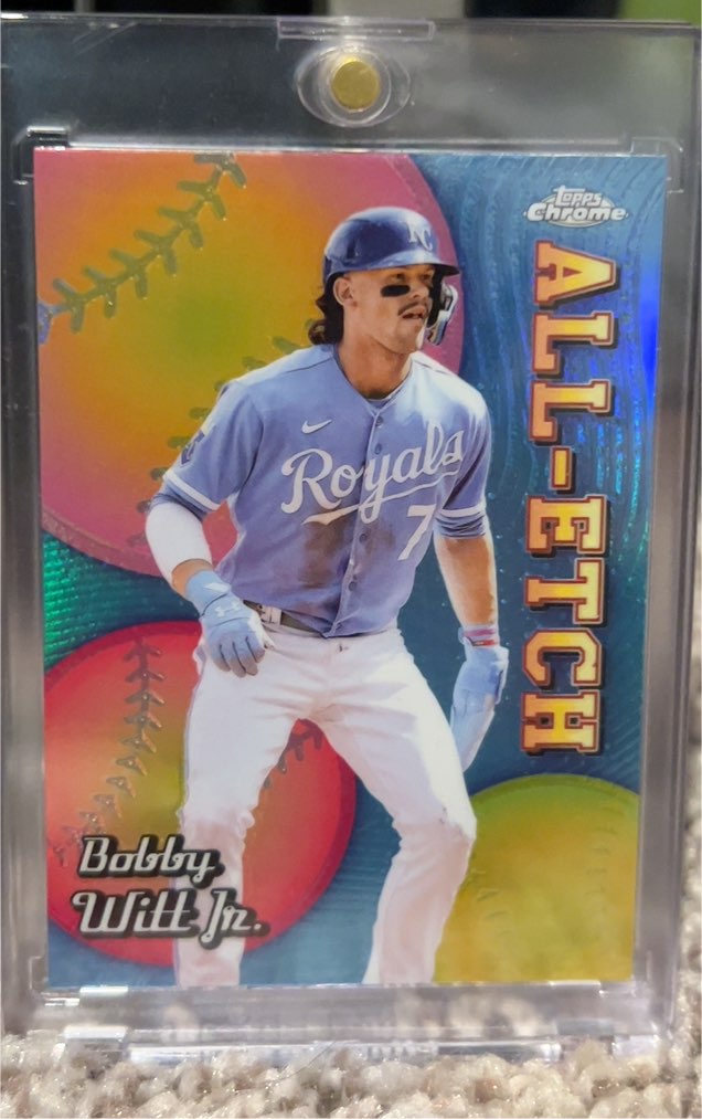 2024 Topps Chrome All-Etch #CAE-25 Bobby Witt Jr. — front