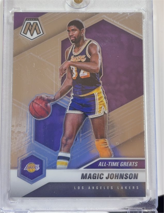 2020-21 Panini Mosaic #288 Magic Johnson — front