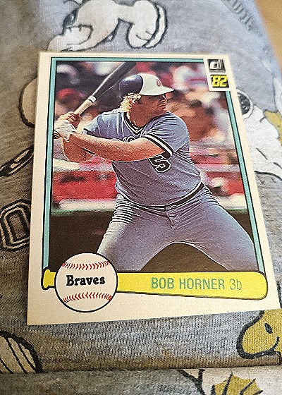 1982 Donruss #173 Bob Horner — front