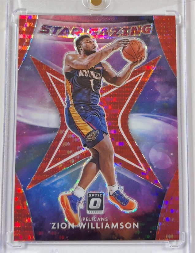 2020-21 Donruss Optic #2 Zion Williamson Star Gazing — front