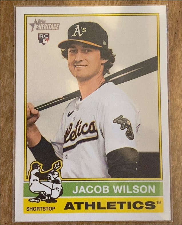 2025 Topps Heritage #15 Jacob Wilson — front