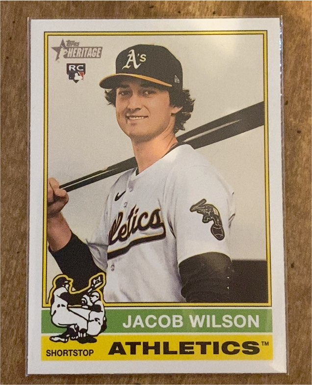 2025 Topps Heritage #15 Jacob Wilson — front