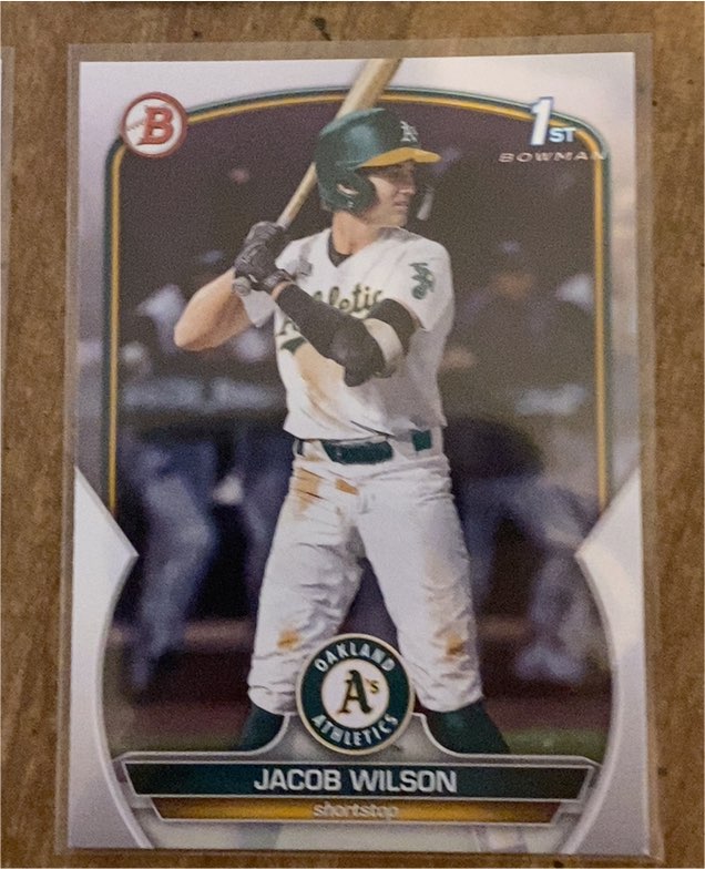 2023 Bowman Draft #BD-121 Jacob Wilson — front