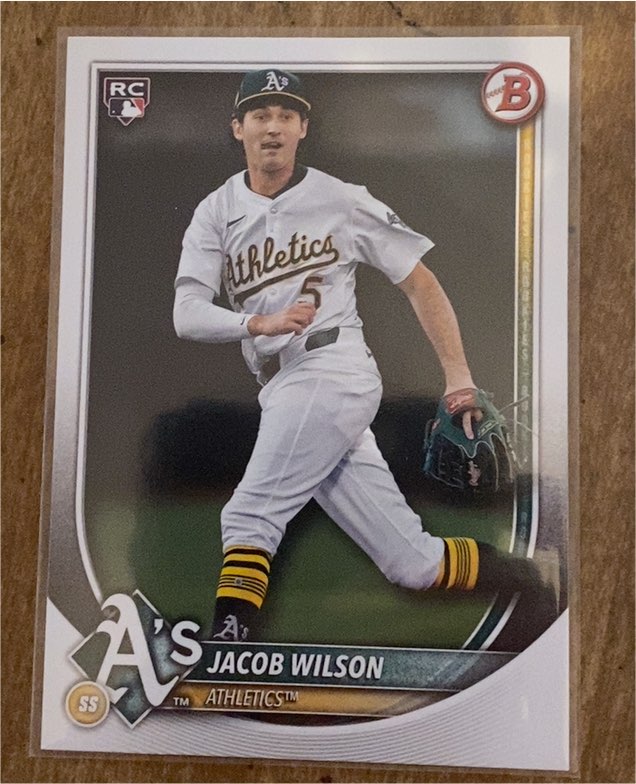 2025 Bowman #9 Jacob Wilson — front